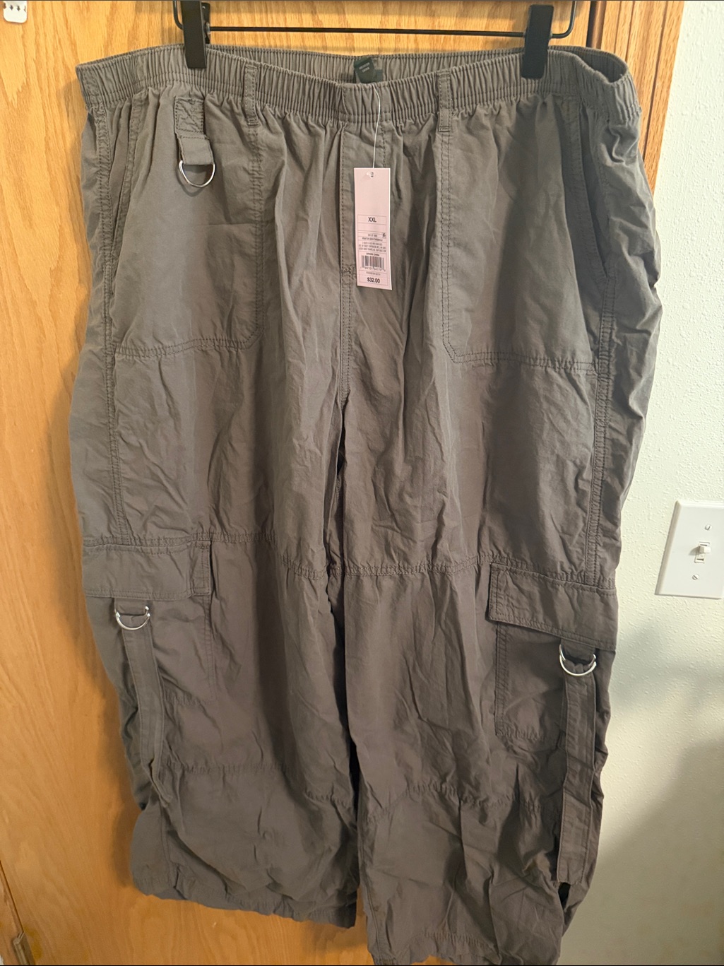 Wild Fable Olive Green Wide Leg Cargo Jumpsuit Pants